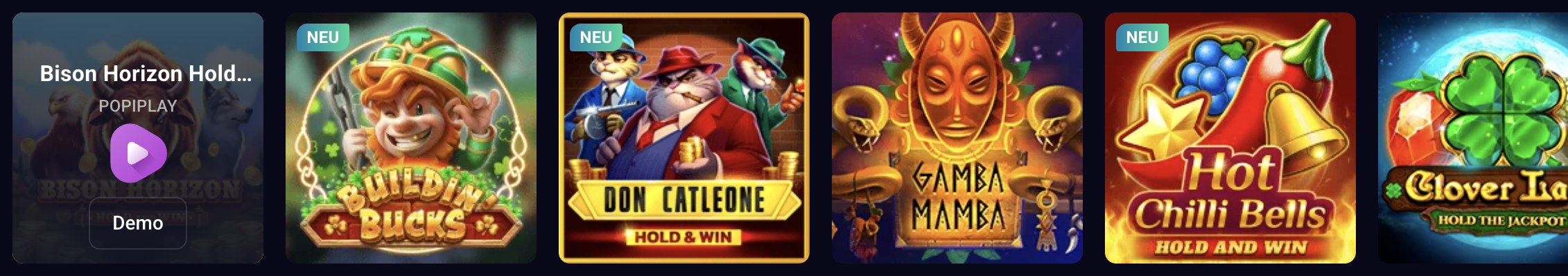 Lucky7even im Demomodus